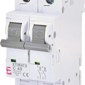 Автом. вимикач ETIMAT 6 2p C 40А (6kA)